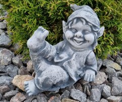 Steinfigur Gartenfigur Troll wayne13 17cm 625kč