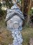 Steinfigur Gartenfigur Feenhaus Stroh 27x17 920