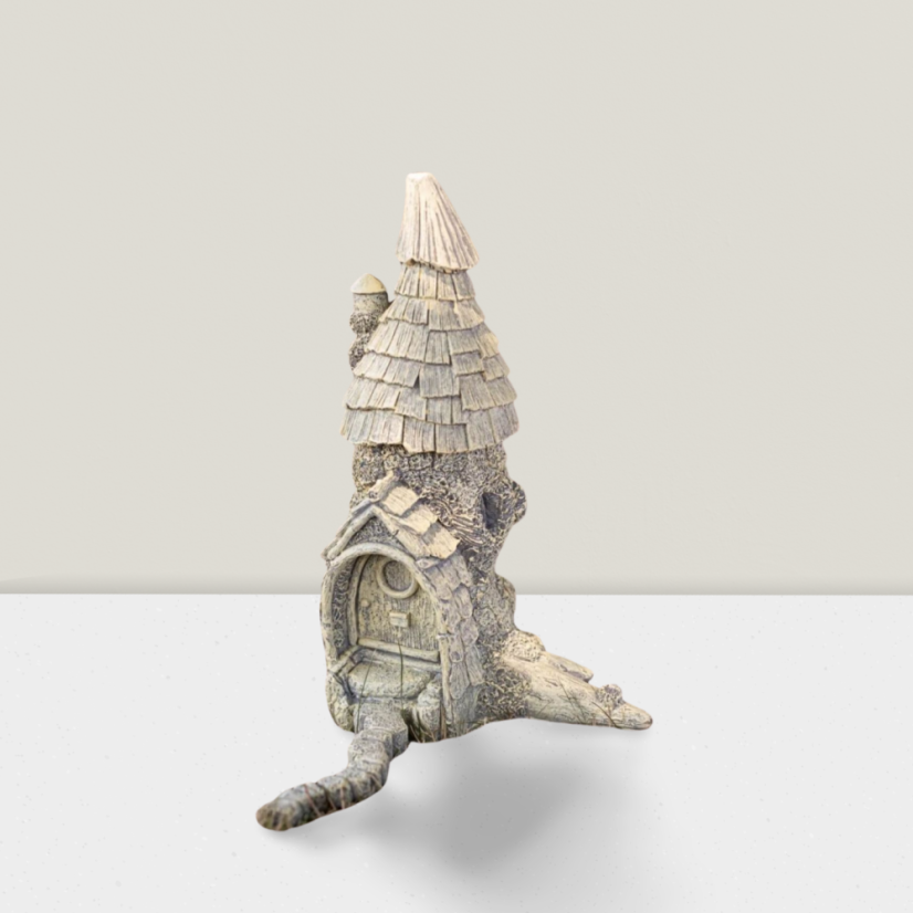 Steinfigur Gartenfigur Feenhaus Twintower 31x21 749kc