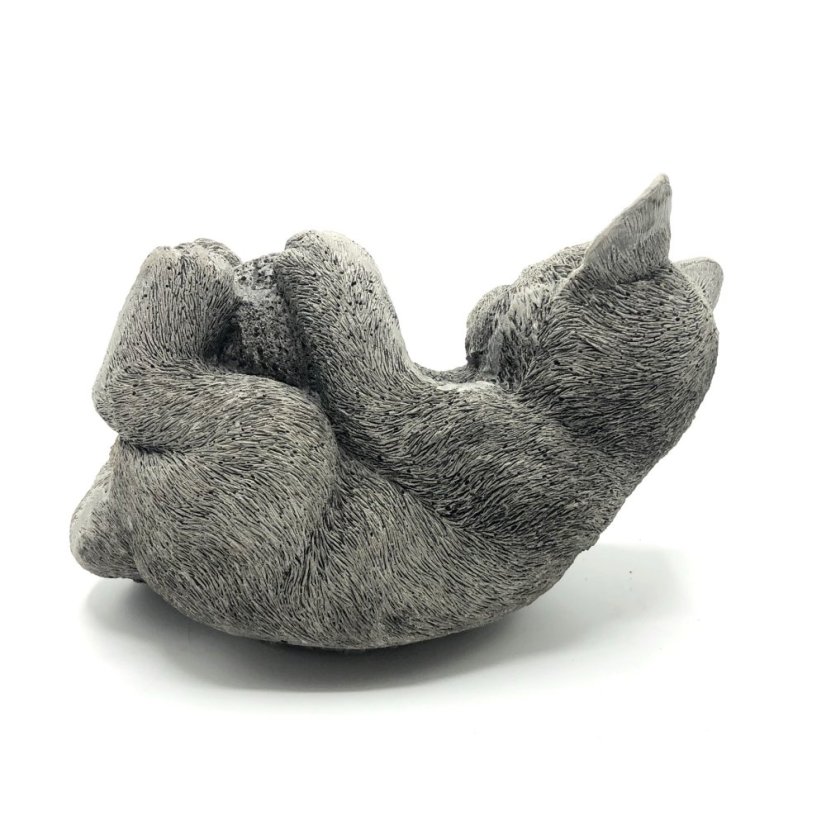 Zahradní betonová dekorace - Koťátko s klubíčkem