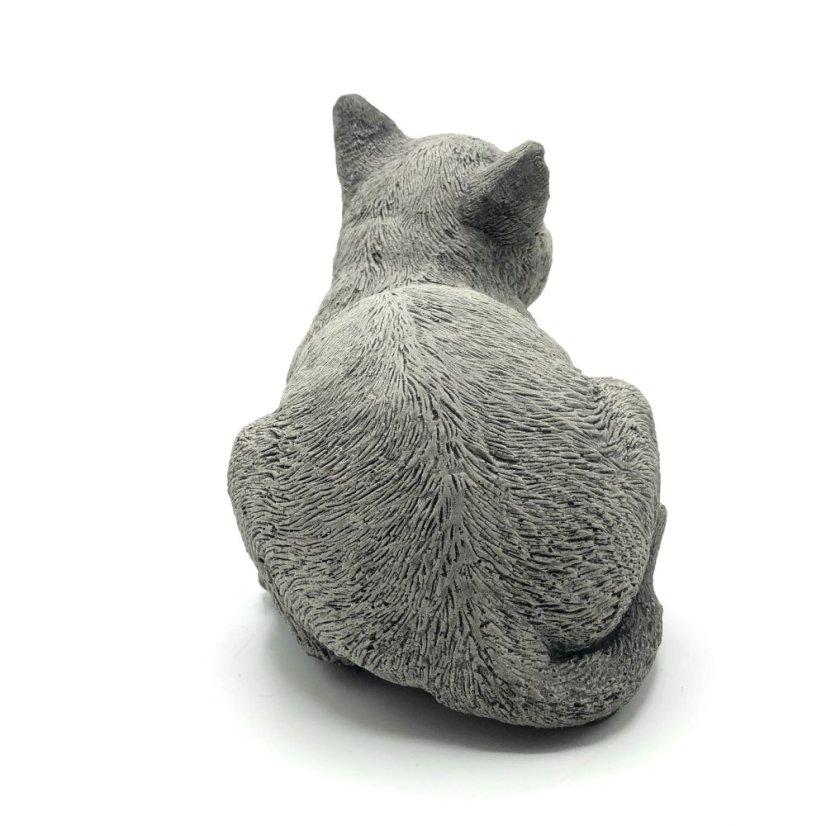 Zahradní betonová dekorace - Usměvavá kočka