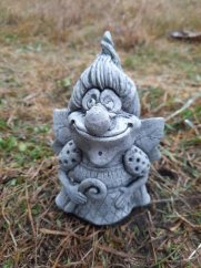Steinfigur Gartenfigur Fee Viva15x11 569