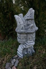 Steinfigur Gartenfigur Feenhaus Stony 33x15 825