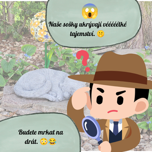 Zahradní dekorace mohou vyprávět svůj příběh.📖