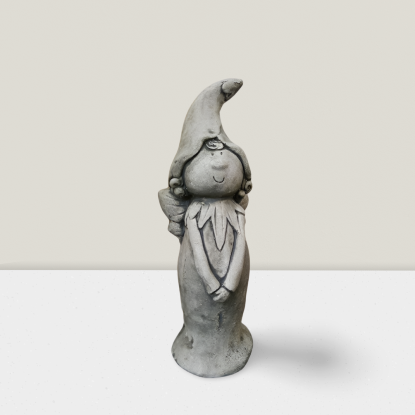 Zahradní betonová dekorace - Stydlivá víla