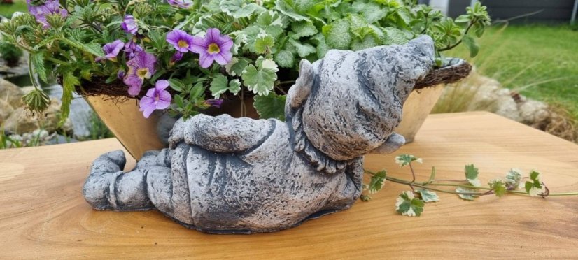 Steinfigur Gartenfigur Elfe Gondor2 15x30cm