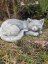 Steinfigur Gartenfigur Katze Sid 30x18x13 850