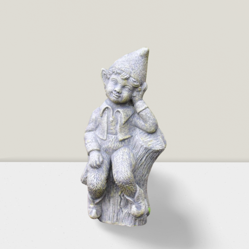Steinfigur Gartenfigur Fee Arion 29x15cm