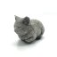 Zahradni betonová dekorace - Spící koťátko č.2