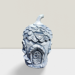 Steinfigur Gartenfigur Feenhaus Favor 23x13 629