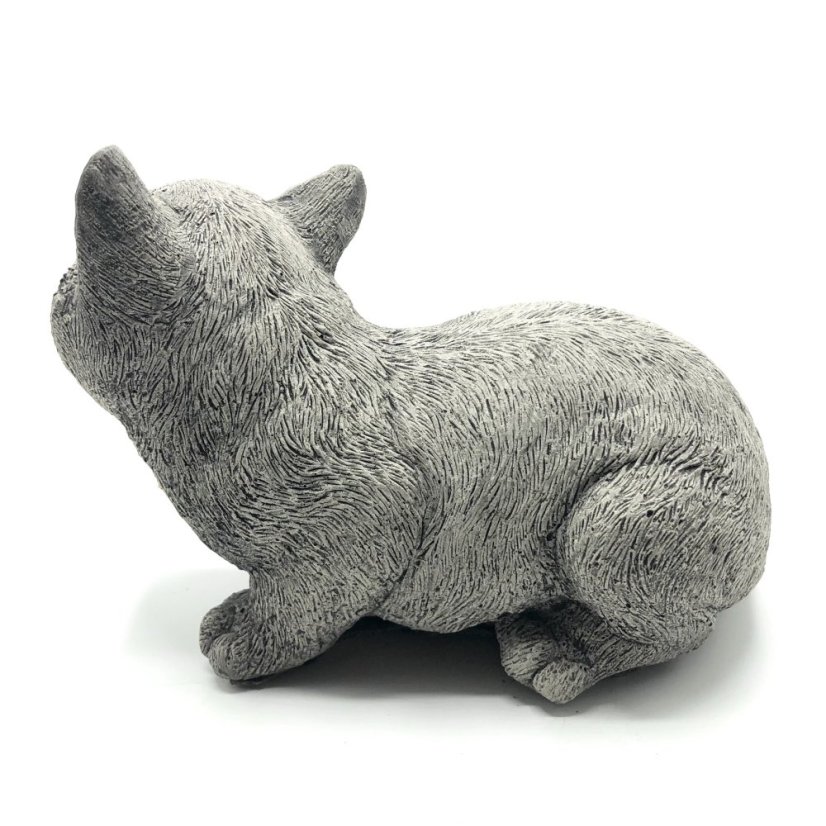 Zahradní betonová dekorace - Usměvavá kočka