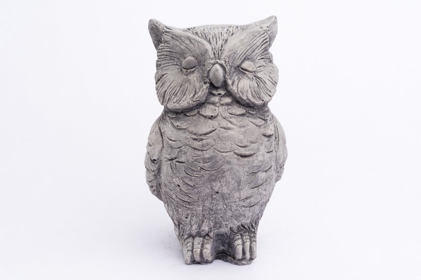 Zahradní betonová dekorace Malá sova č.2