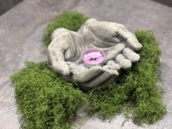 Betonová dekorace - Dlaně