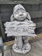 Steinfigur Gartenfigur Gnom Rollo 47x21cm