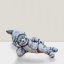 Steinfigur Gartenfigur Elfe Gondor 15x30cm