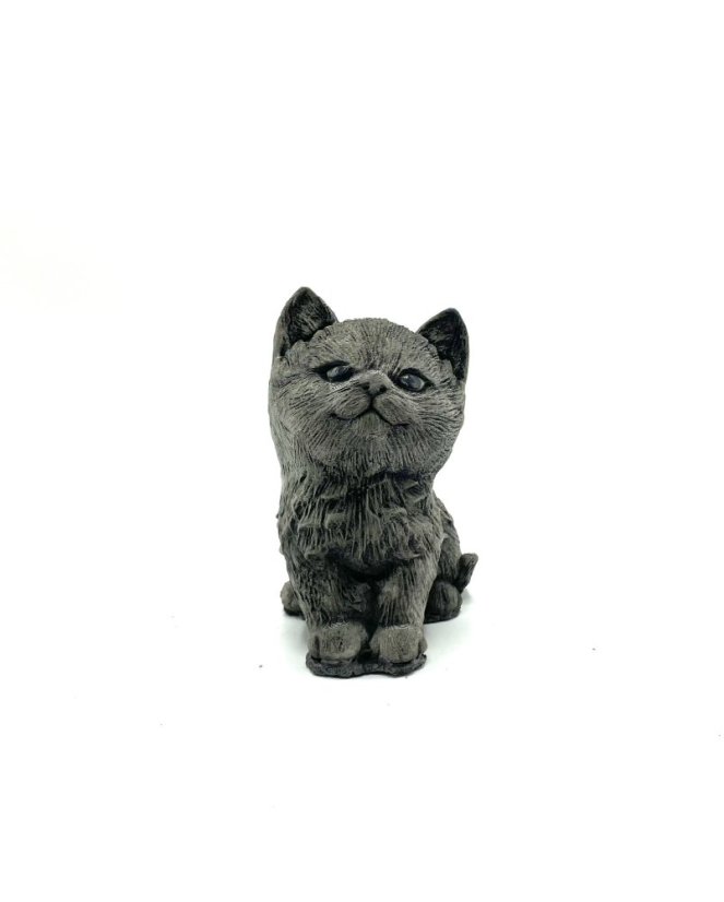 Zahradní betonová dekorace - Sedící koťátko "Kitty"
