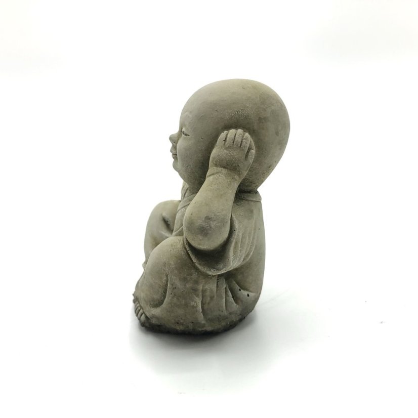 Zahradní betonová dekorace - Malý Mnich - neslyším