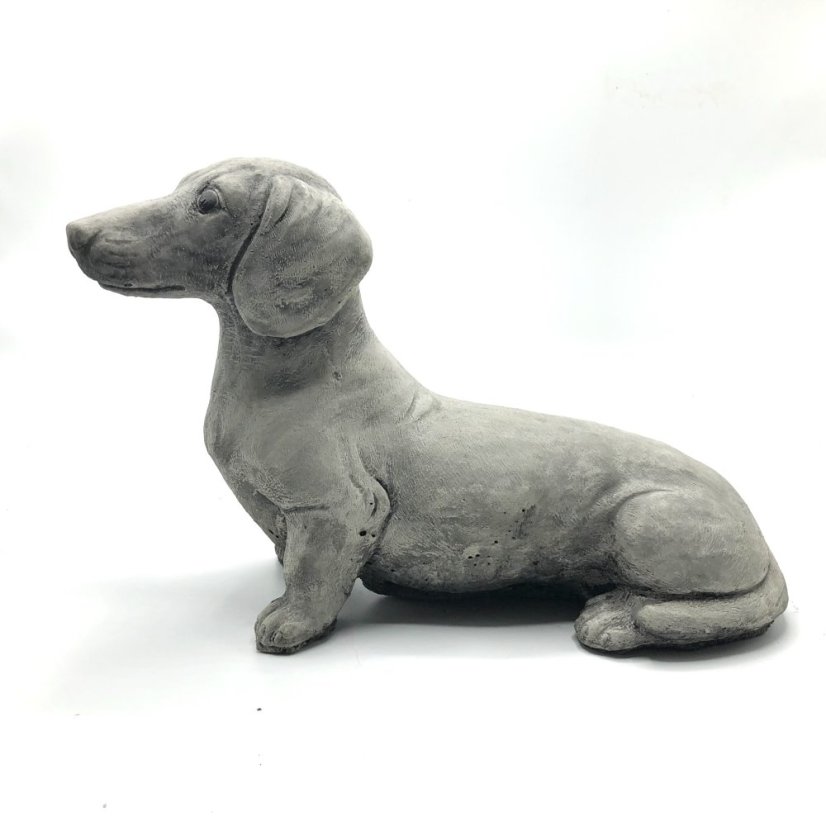 Zahradní betonová dekorace - Jezevčík