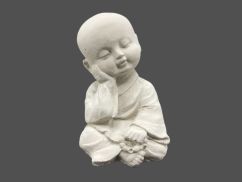 Zahradní betonová dekorace - Mnich