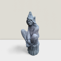 Steinfigur Gartenfigur Elfe Fangorn28x13cm
