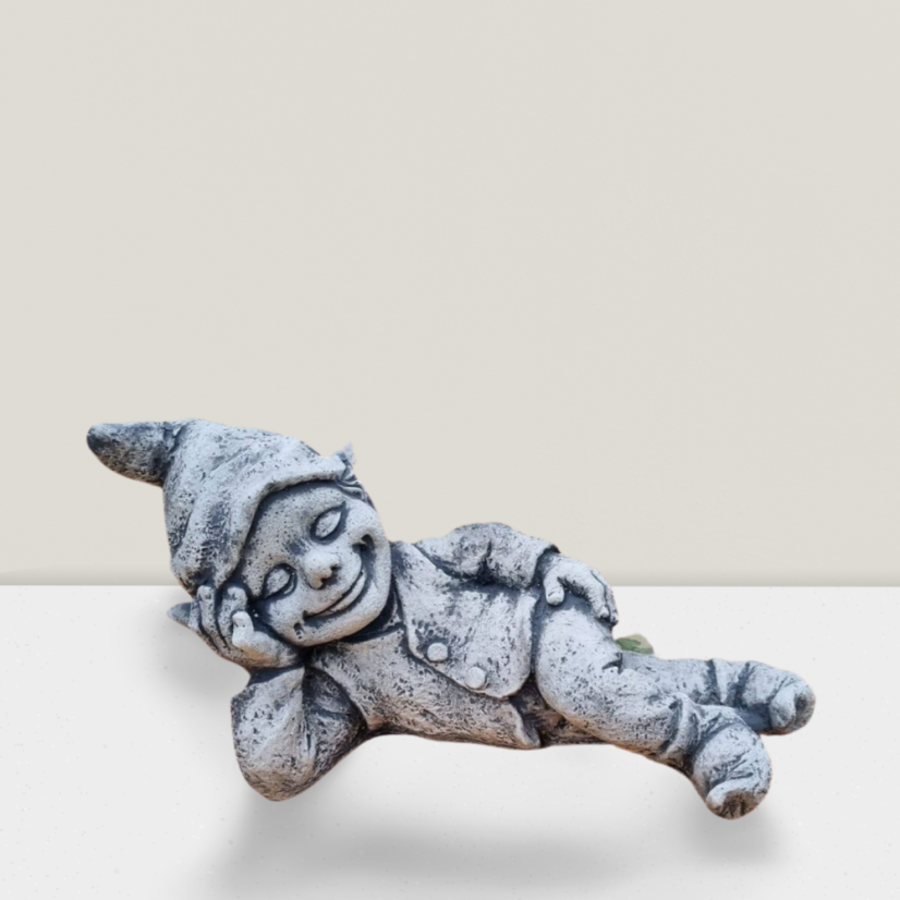 Steinfigur Gartenfigur Elfe Gondor 15x30cm