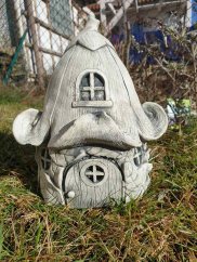 Steinfigur Gartenfigur Feenhaus Flower 25x20cm 945 Steinfigur Gartenfigur Feenhaus Flower 25x20cm 945